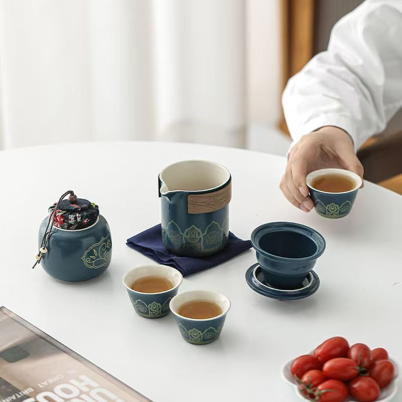 Mivoraa Dual - Use Portable Drinkware Set with Carrying Bag