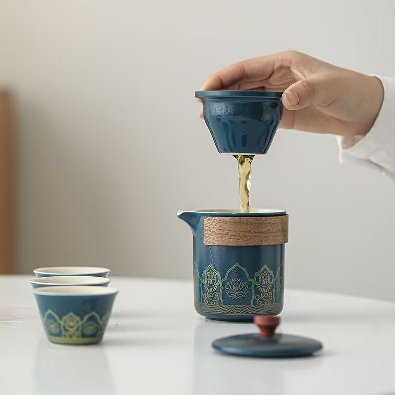 Mivoraa Dual - Use Portable Drinkware Set with Carrying Bag