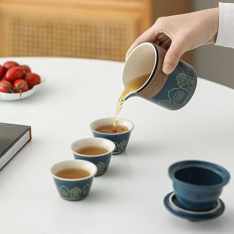 Mivoraa Dual - Use Portable Drinkware Set with Carrying Bag