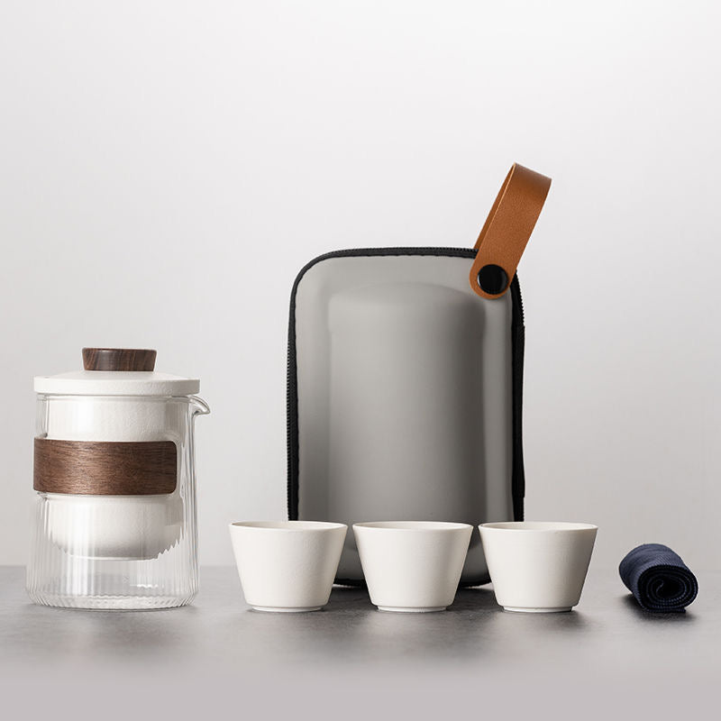 Mivoraa 2-in-1 Portable Travel Tea & Coffee Set